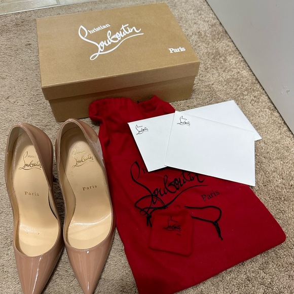 Christian Louboutin So Kate 120 mm Pumps - Patent calf - Nude - Picture 6 of 6